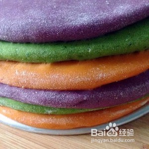 好看的三色发糕