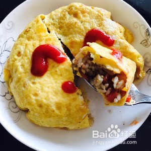 芝士蛋包饭做法