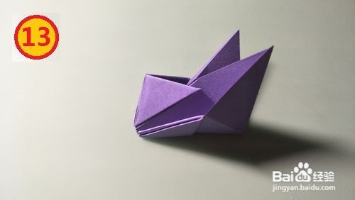折纸：小鸟船模型折纸