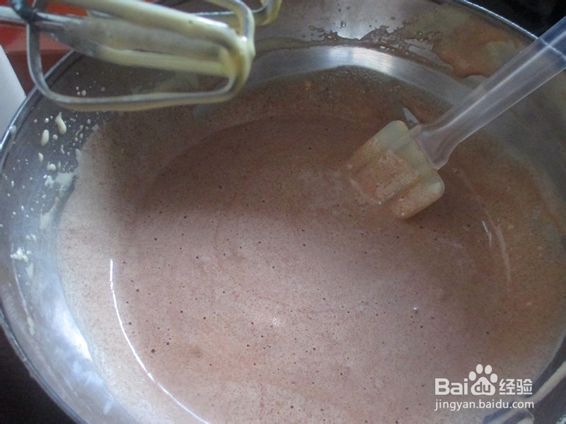 甜蜜鸳鸯——海绵蛋糕部分的做法