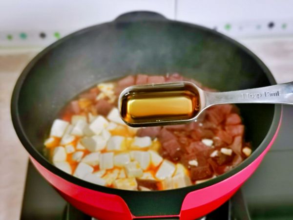 香辣鸭血烩豆腐