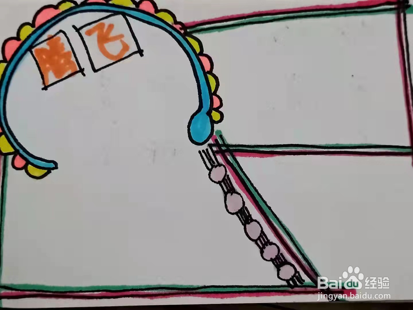 怎样画“腾飞”的手抄报