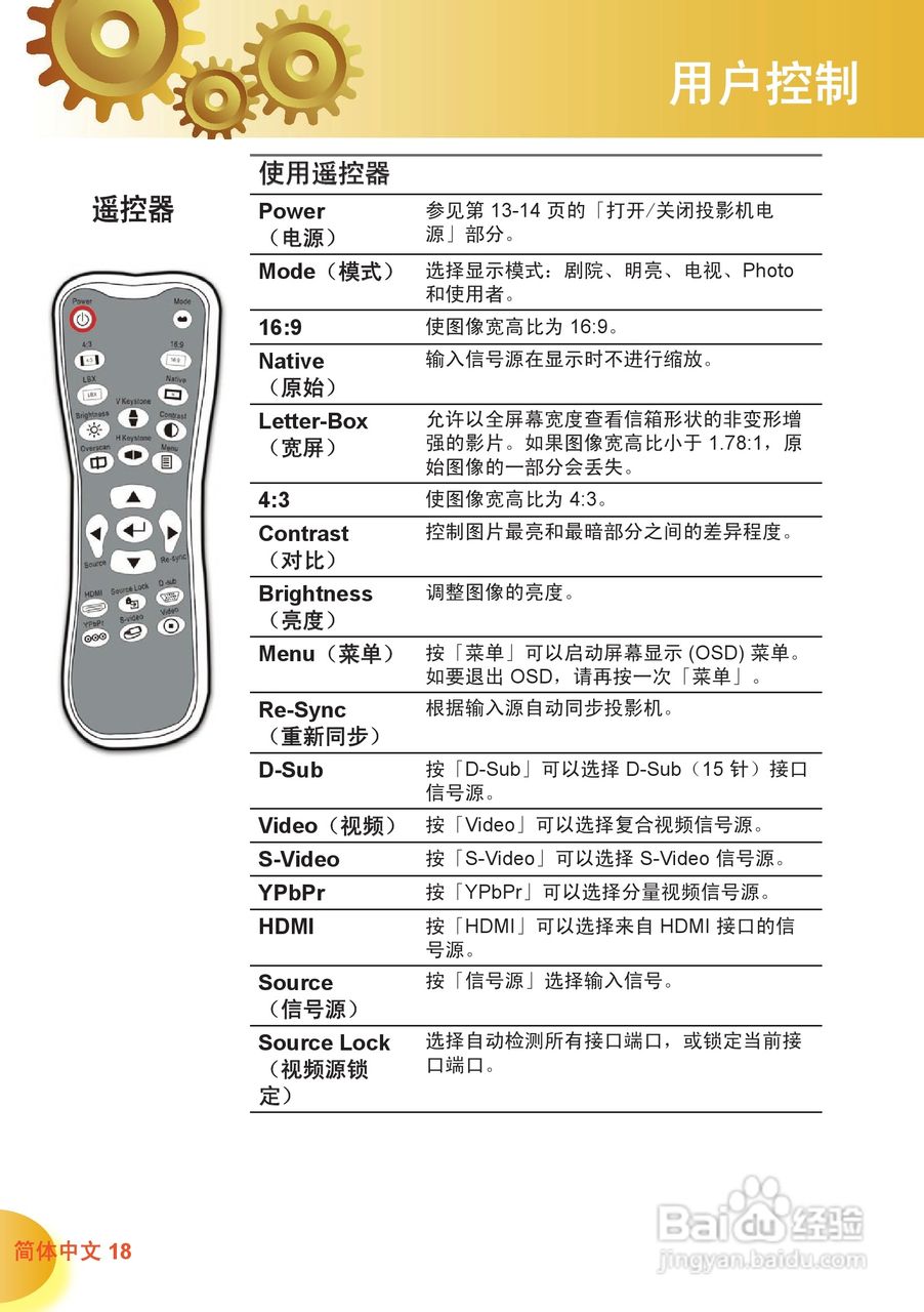 奥图码 HD70投影机说明书:[2]