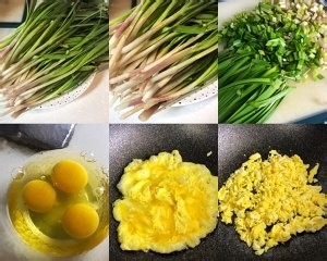 食补养生韭菜鸡蛋饼