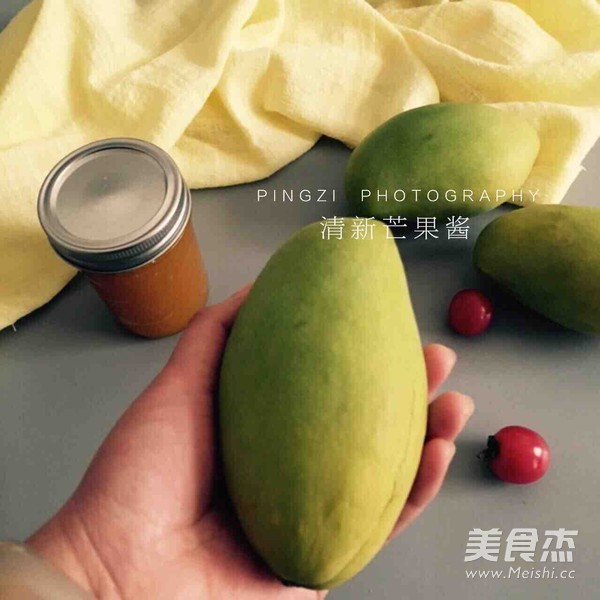 清新芒果酱的做法