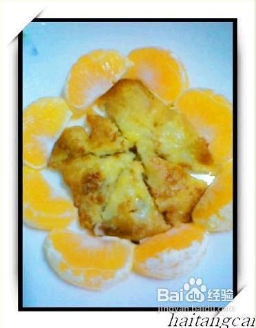关于做饭---香蕉桔子薄饼的组做法