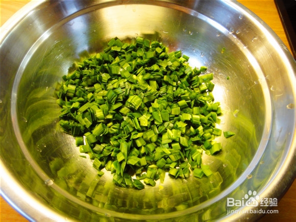 韭菜鸡蛋虾皮福袋