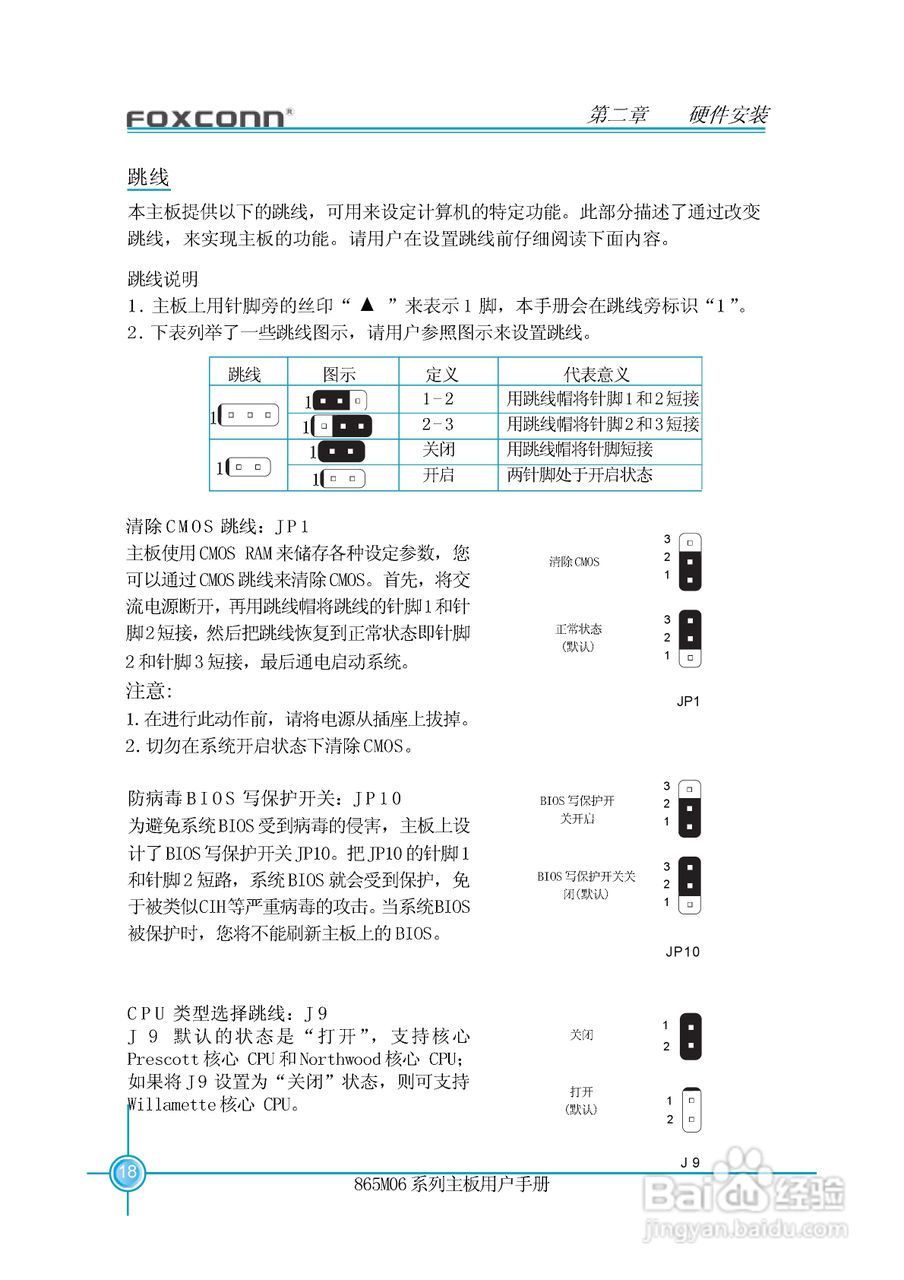 富士康865M06-GV-6LS型主板使用手册:[3]