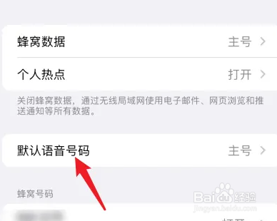 苹果手机怎么设置默认拨号卡？