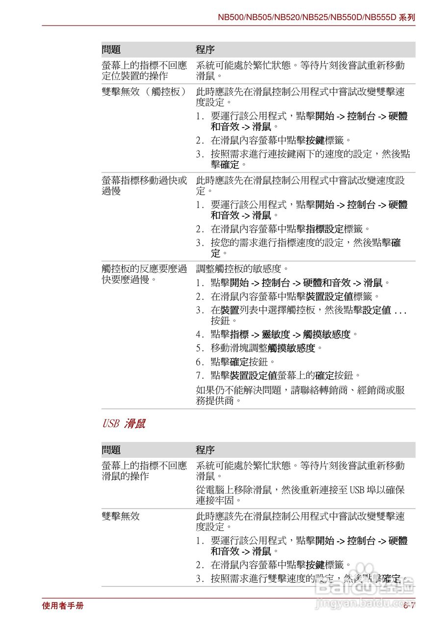 东芝NB500笔记本电脑使用说明书:[9]