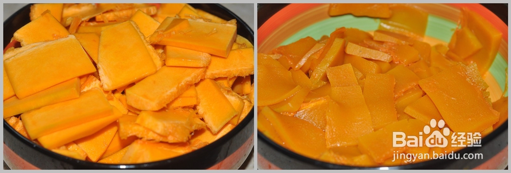 0添加水的南瓜馒头