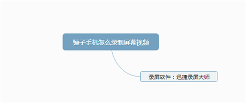 锤子手机怎么录制屏幕视频