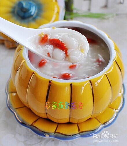桂花米酒圆子羹