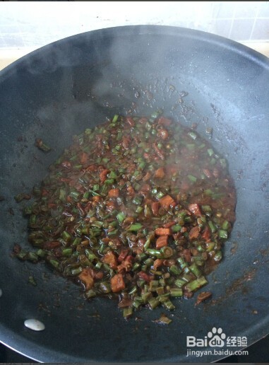 {太阳美食分享}好吃的快手长豆角拌面