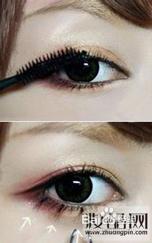 桃花恋爱眼妆画法