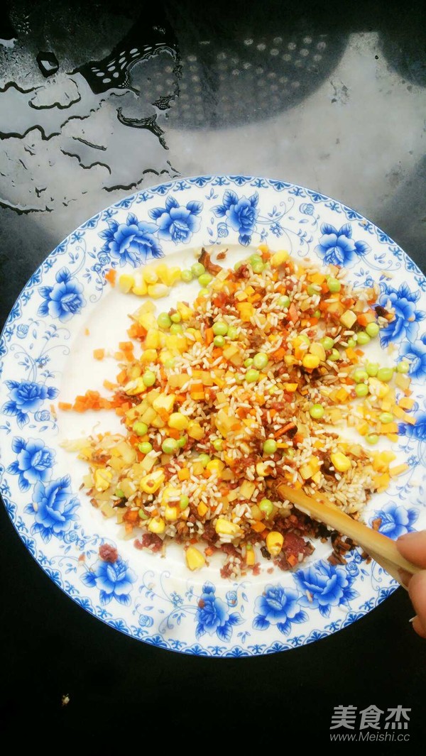 彩色糯米蛋的做法