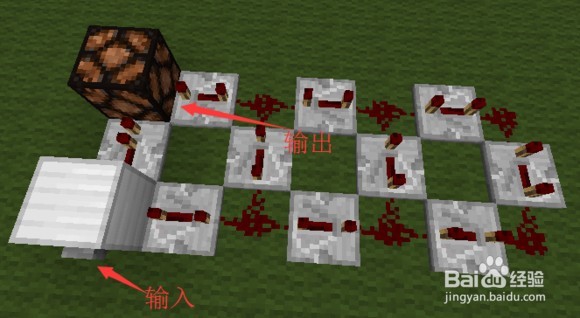 我的世界精灵教你玩转电路 红石脉冲延长