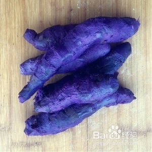 简易美味黑麦紫薯包的做法