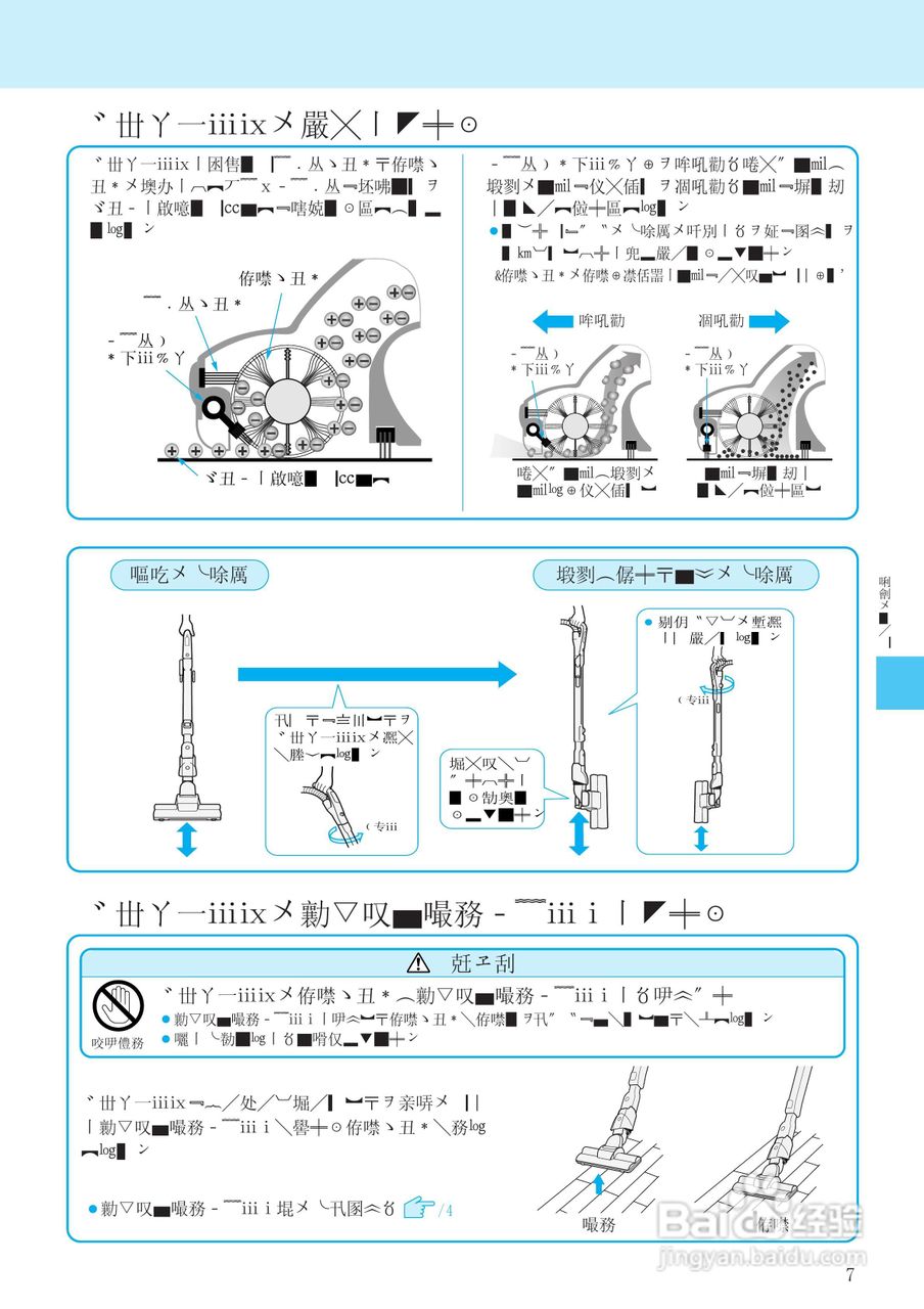 日立 CV-SJ9扫除机说明书:[1]