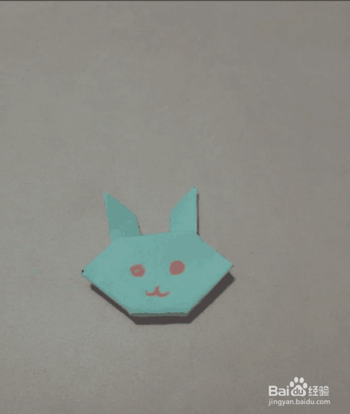 一学就会的简单折纸之可爱的小兔子教程