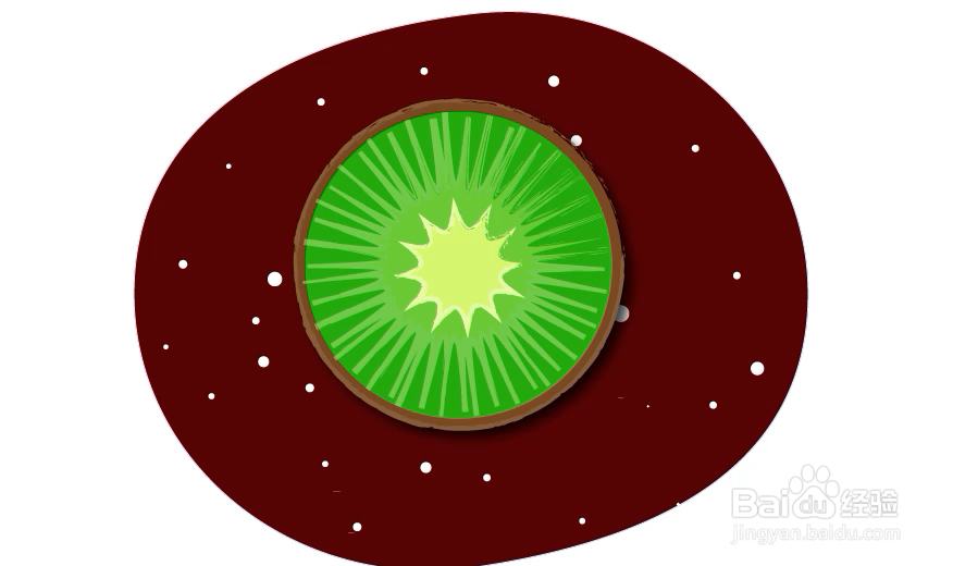 怎样绘制猕猴桃小图标