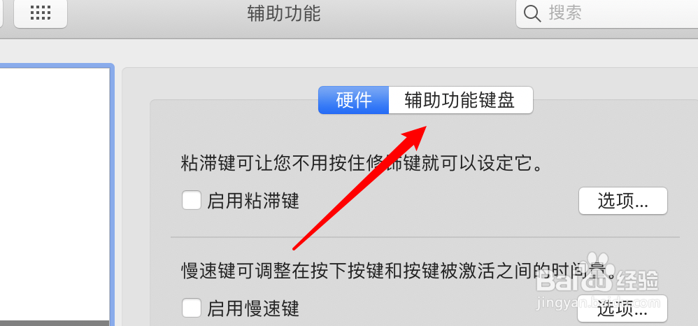 怎么取消mac屏幕键盘始终在面板显示间隙的功能