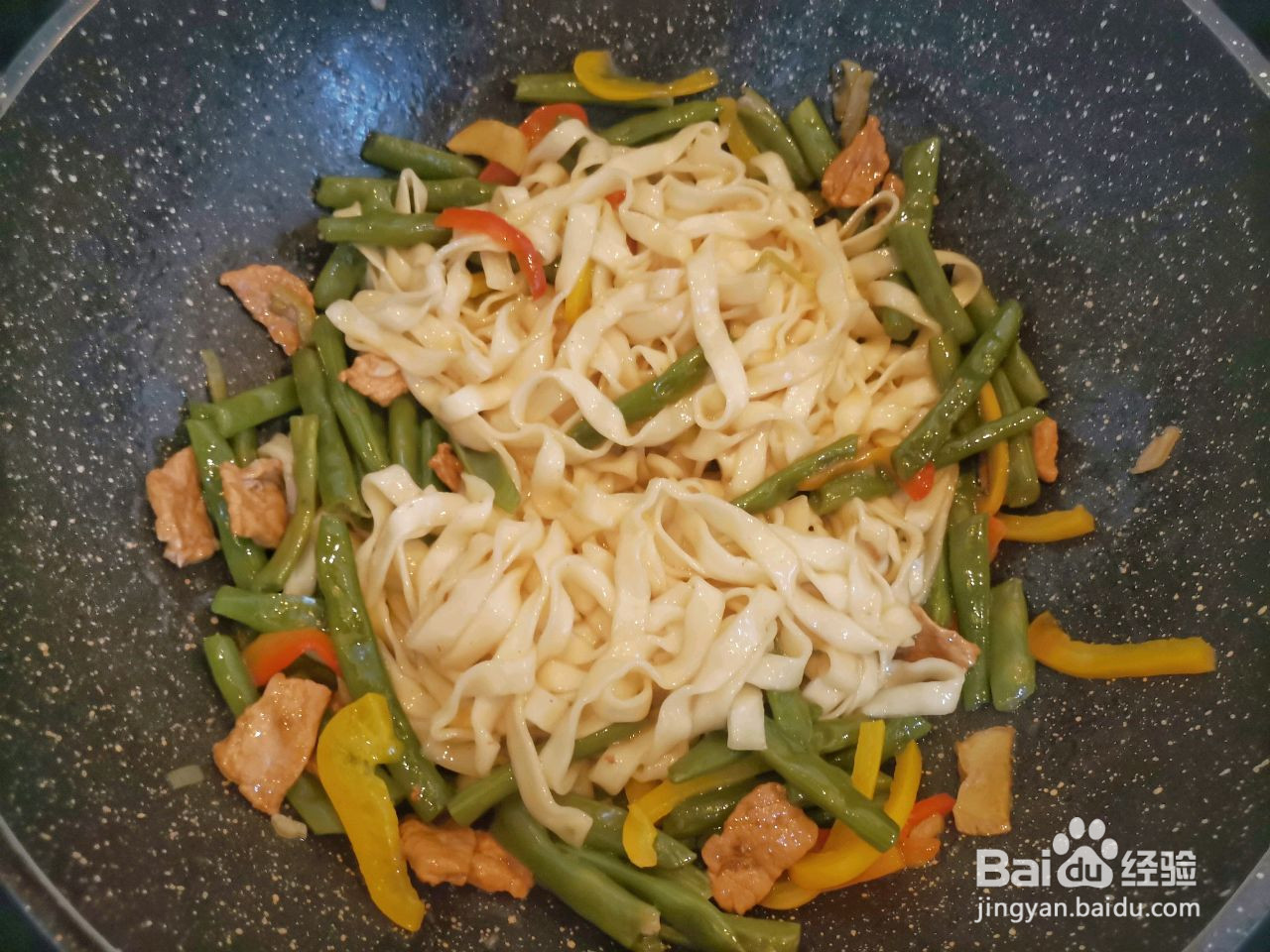 豆角闷面的做法