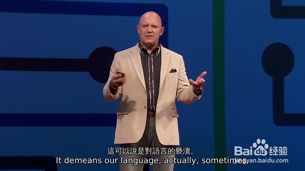 ted怎么设置中英字幕