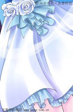 PT与PS结合怎样鼠绘唯美的蓝色卡通女孩