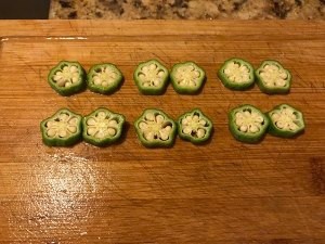 养生食补秋葵厚蛋烧的做法