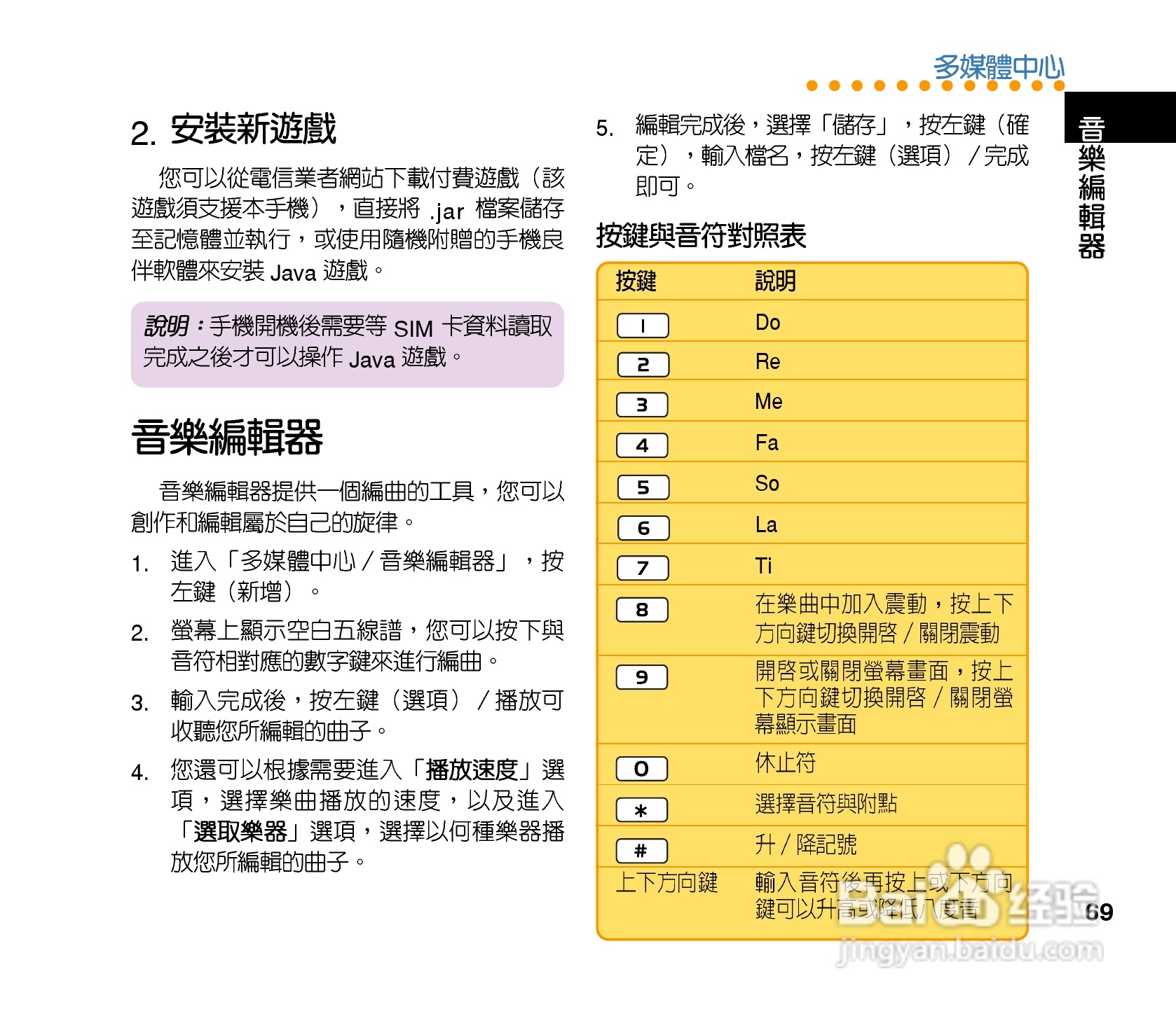 QLAV88手机使用手冊:[7]
