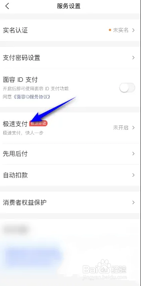 心爱甄选怎么开启极速支付