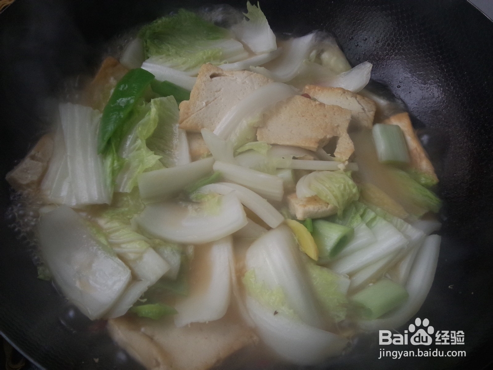 大白菜炖豆腐怎么做