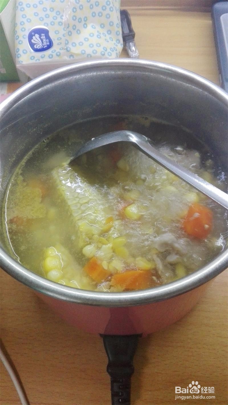 玉米胡萝卜瘦肉汤