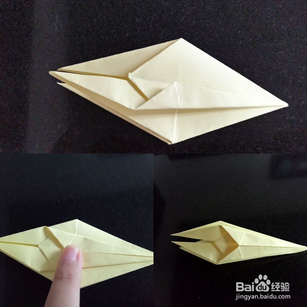 百合花的折纸教程