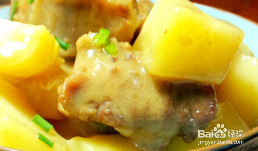 家常土豆烧排骨的做法