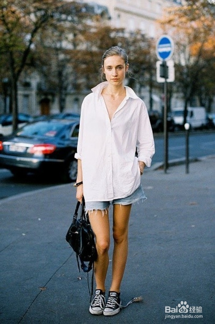 基础白衬衫的花样搭配