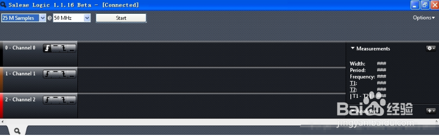 saleae logic使用教程