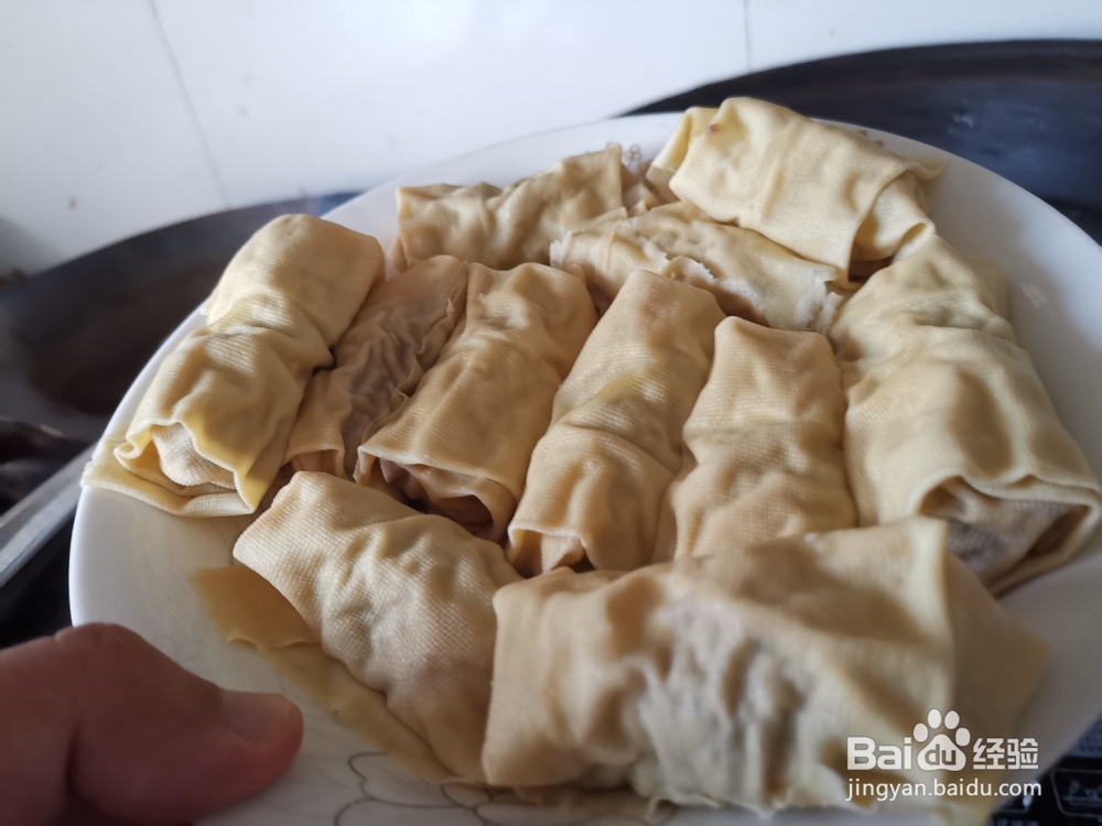 砂锅豆皮卷汤煲