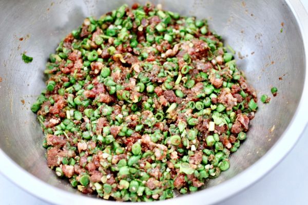 低脂牛肉豆角包