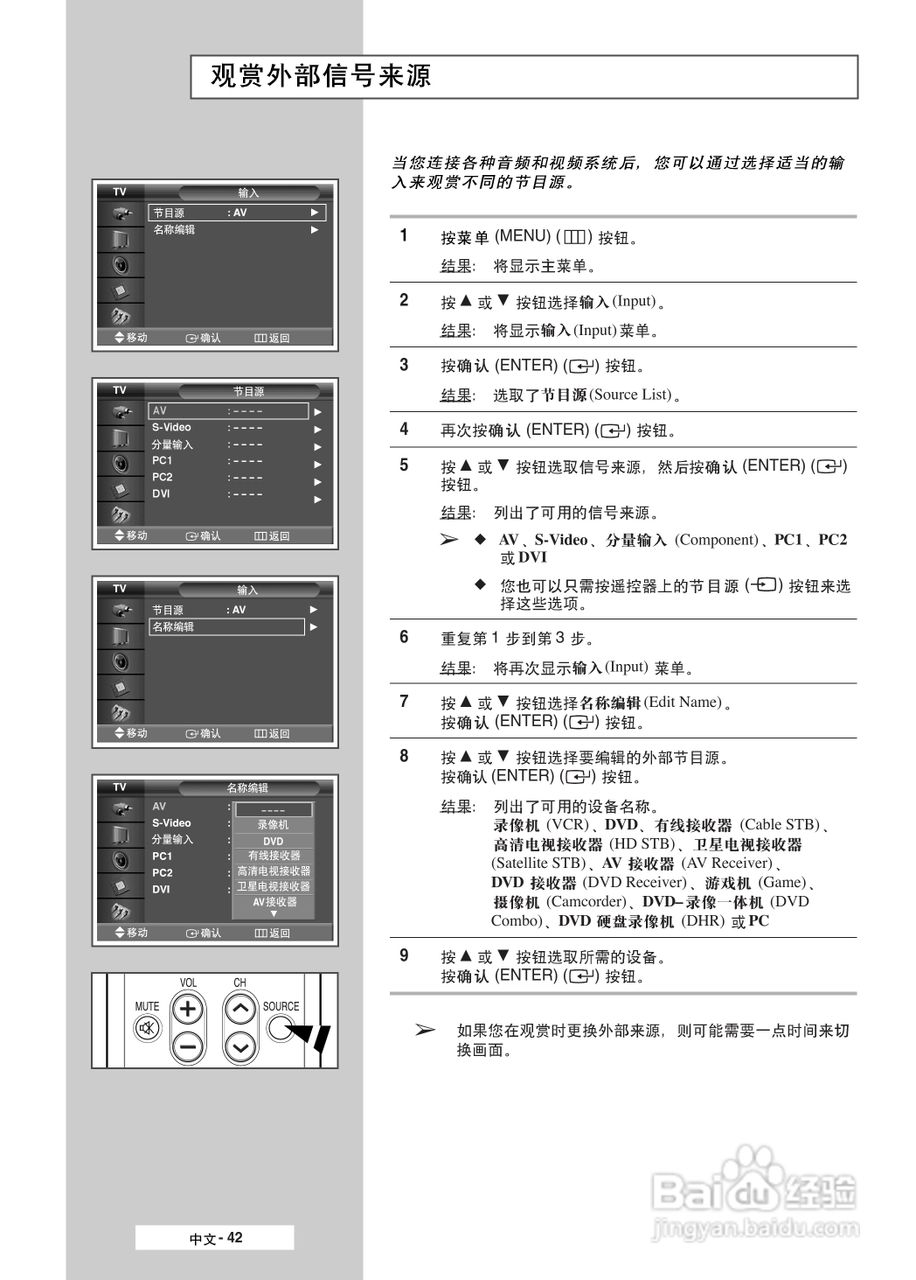 三星PPM42M5H液晶显示器使用说明书:[5]