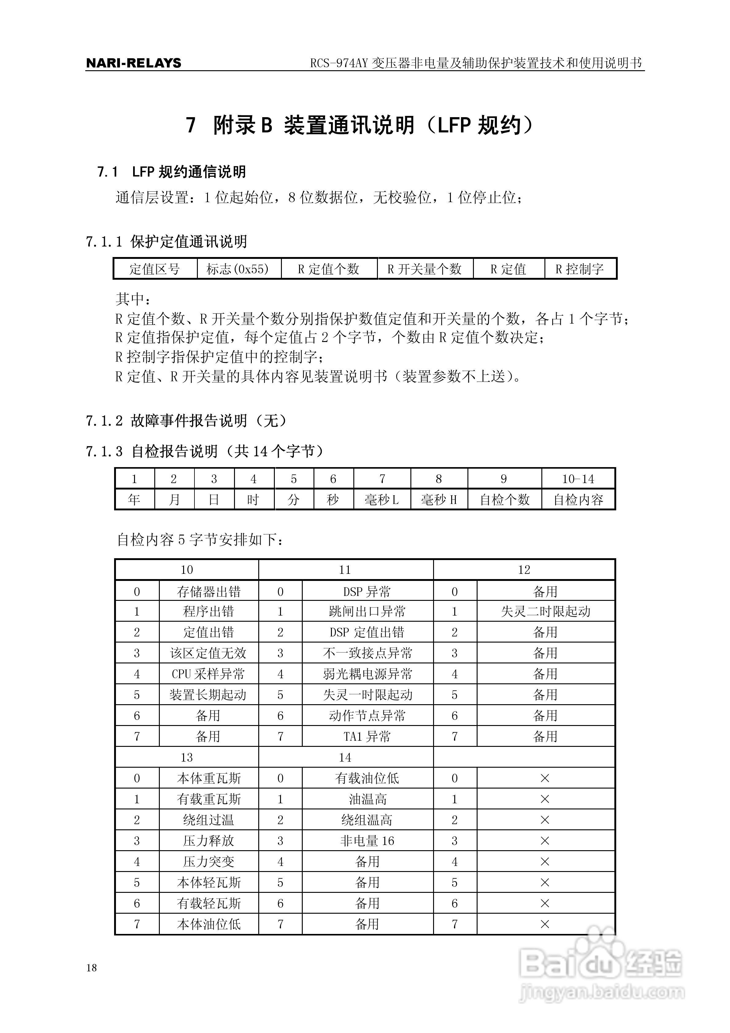RCS-974AY变压器非电量及辅助保护使用说明书:[3]