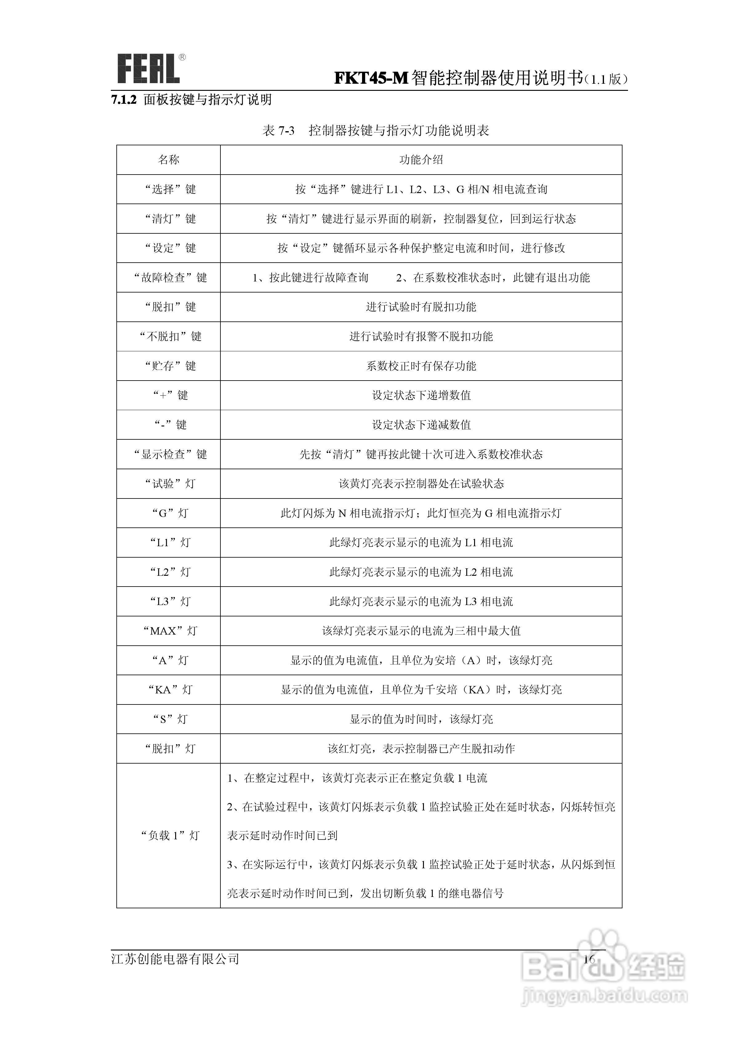FKT45M系列控制器使用说明书1.1:[2]