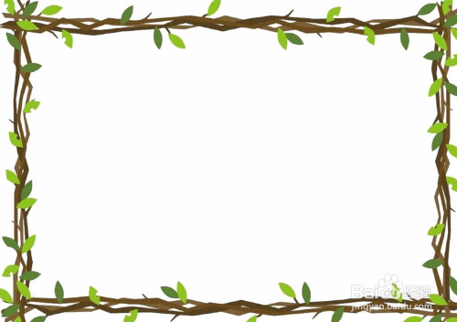 首先,我们在手抄报的四周,画上一些简单的花边来装饰我们的手抄报.