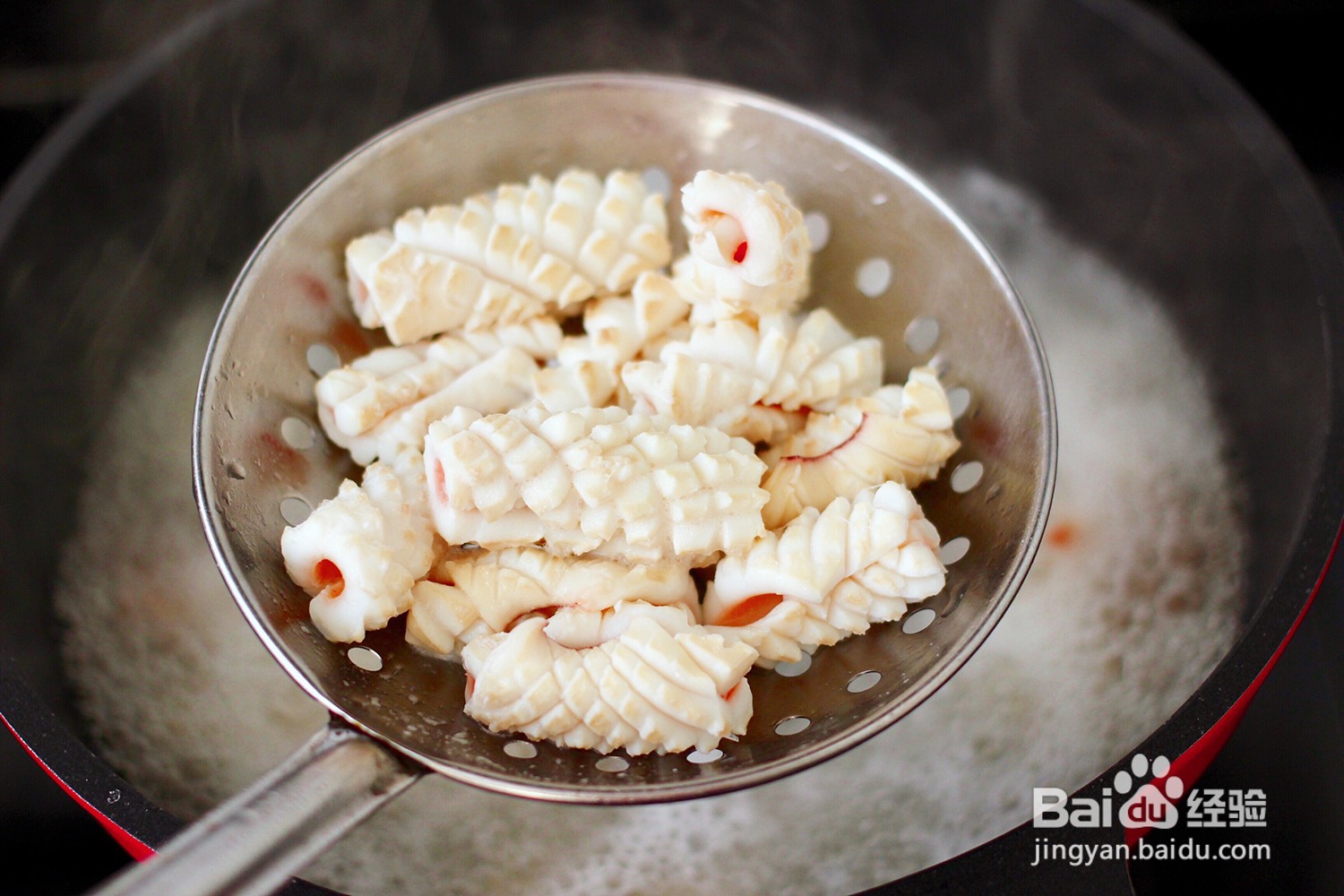 鱿鱼卷西兰花怎么做