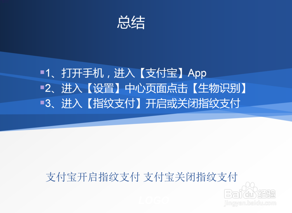 支付宝开启指纹支付 支付宝关闭指纹支付