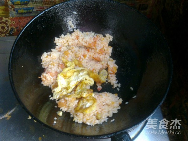 番茄蛋炒饭的做法