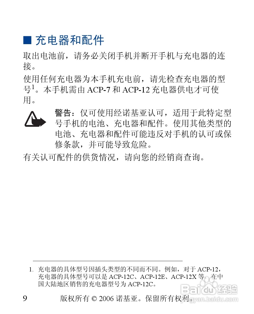 诺基亚1112i手机使用说明书:[1]