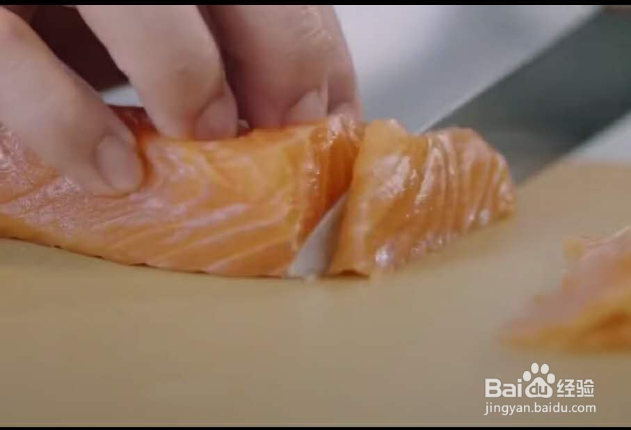 三文鱼各部位切片图解