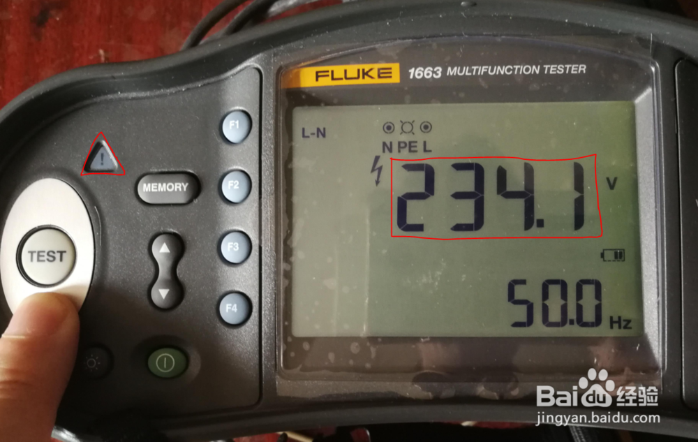 F166X 电气安装测试仪的使用(1、正确接线)